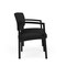 Lesro Black Seat, 2 Seat Sofa, 43.5 W 24.5 L 32 H, Linette Vinyl Seat, Lenox Steel Series LS2101 - alternate 3